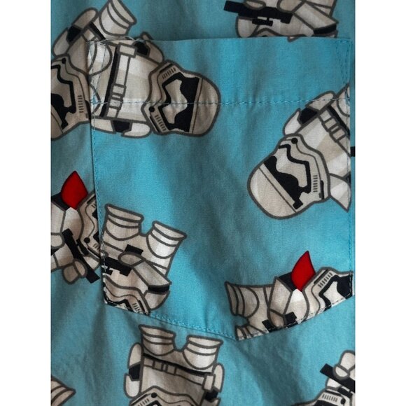 Disney Parks Star Wars Stormtrooper Print Button-Up Shirt S Unisex - Picture 4 of 7